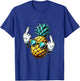Funny pineapple fruit middle finger meme T-Shirt - T-Shirt | Royal