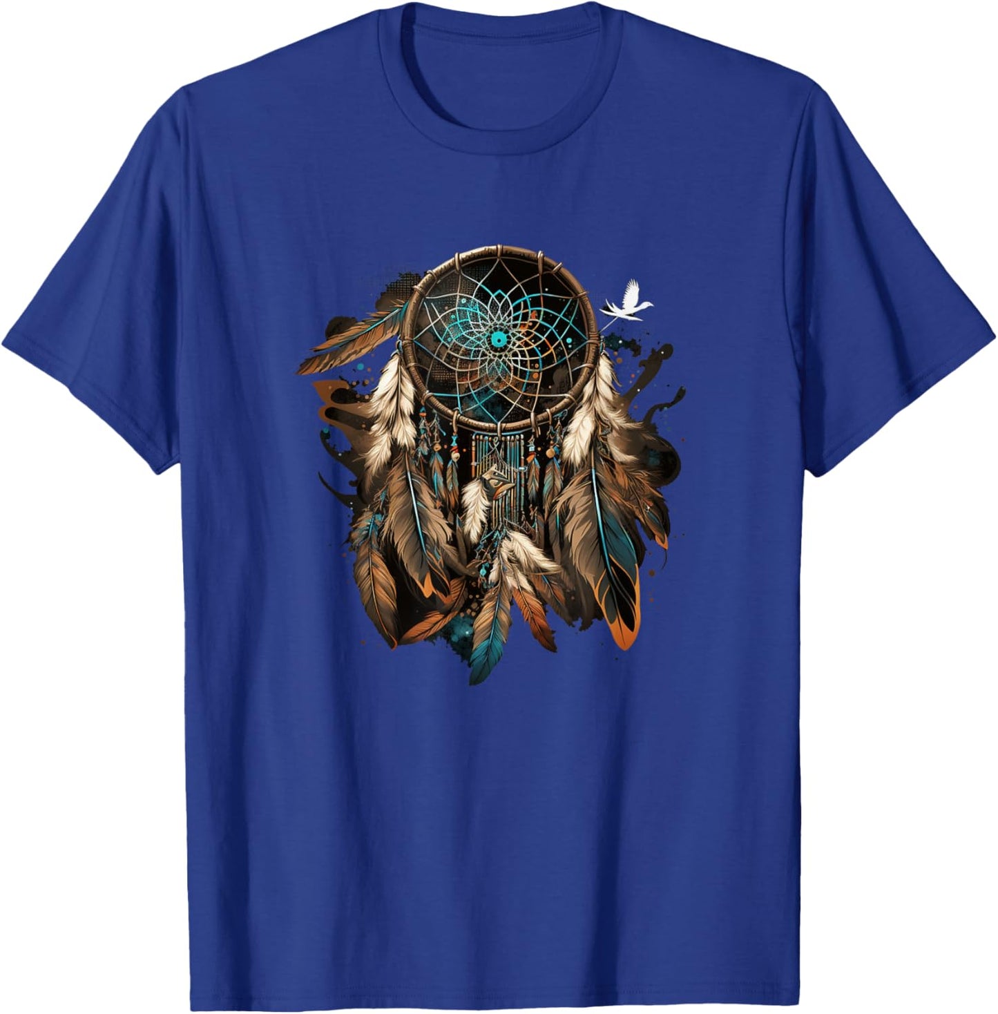 Native American Dreamcatcher Indian Design T-Shirt - T-Shirt | Royal