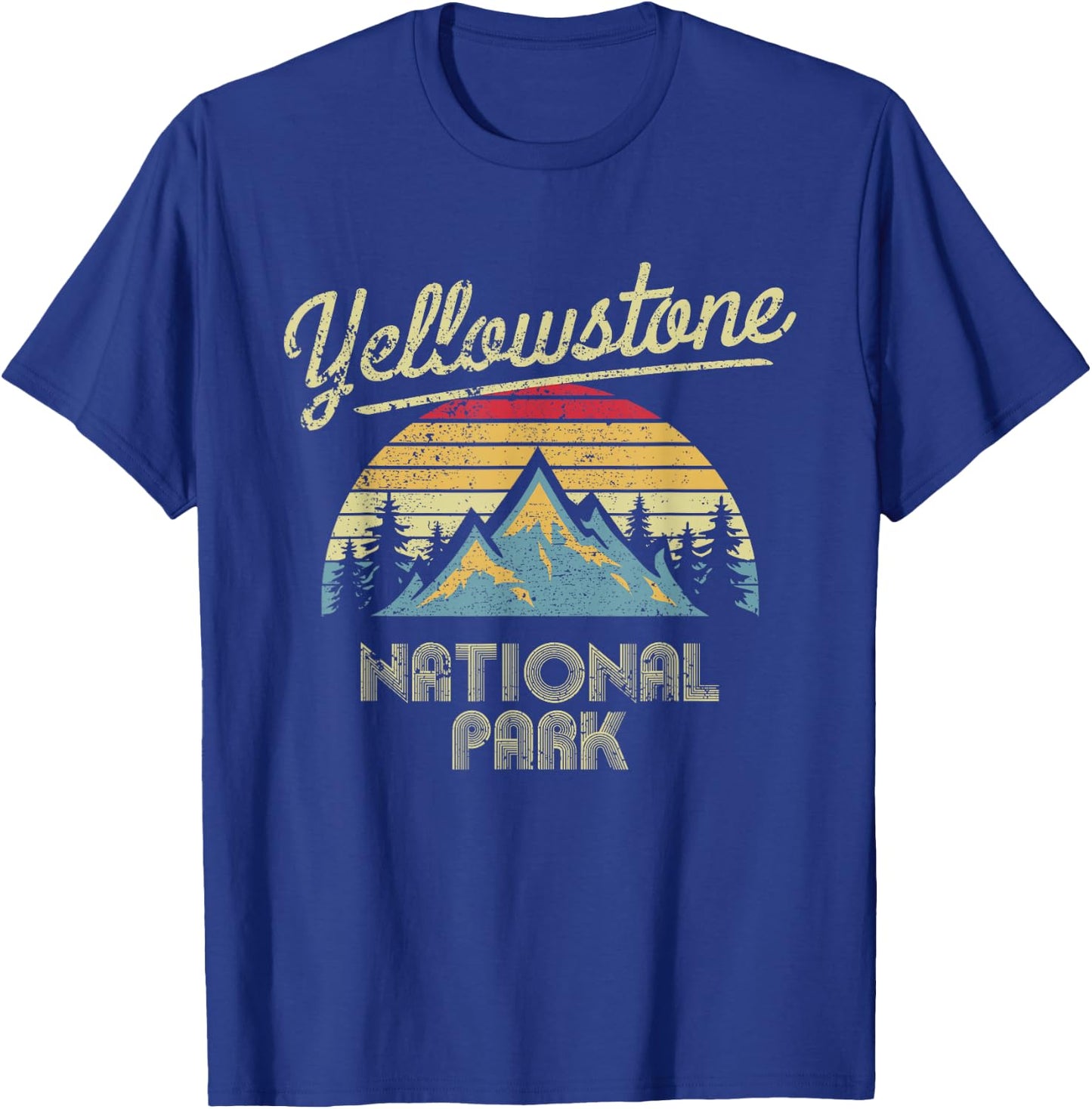 Vintage Retro Yellowstone National Park T-Shirt - T-Shirt | Royal