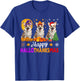 Corgi Dog Halloween Christmas Hallothanksmas T-Shirt - T-Shirt | Royal