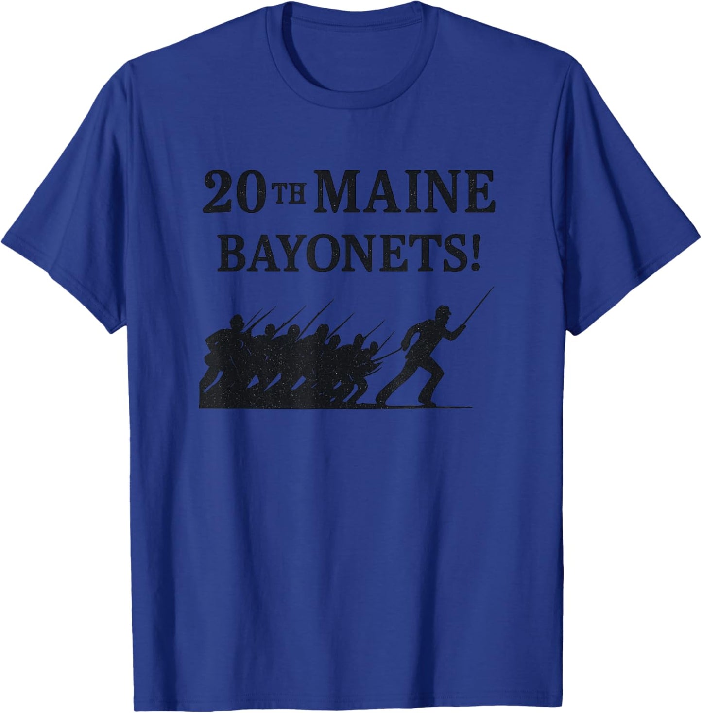 20th Maine Bayonets Civil War Gettysburg T-Shirt - T-Shirt | Royal