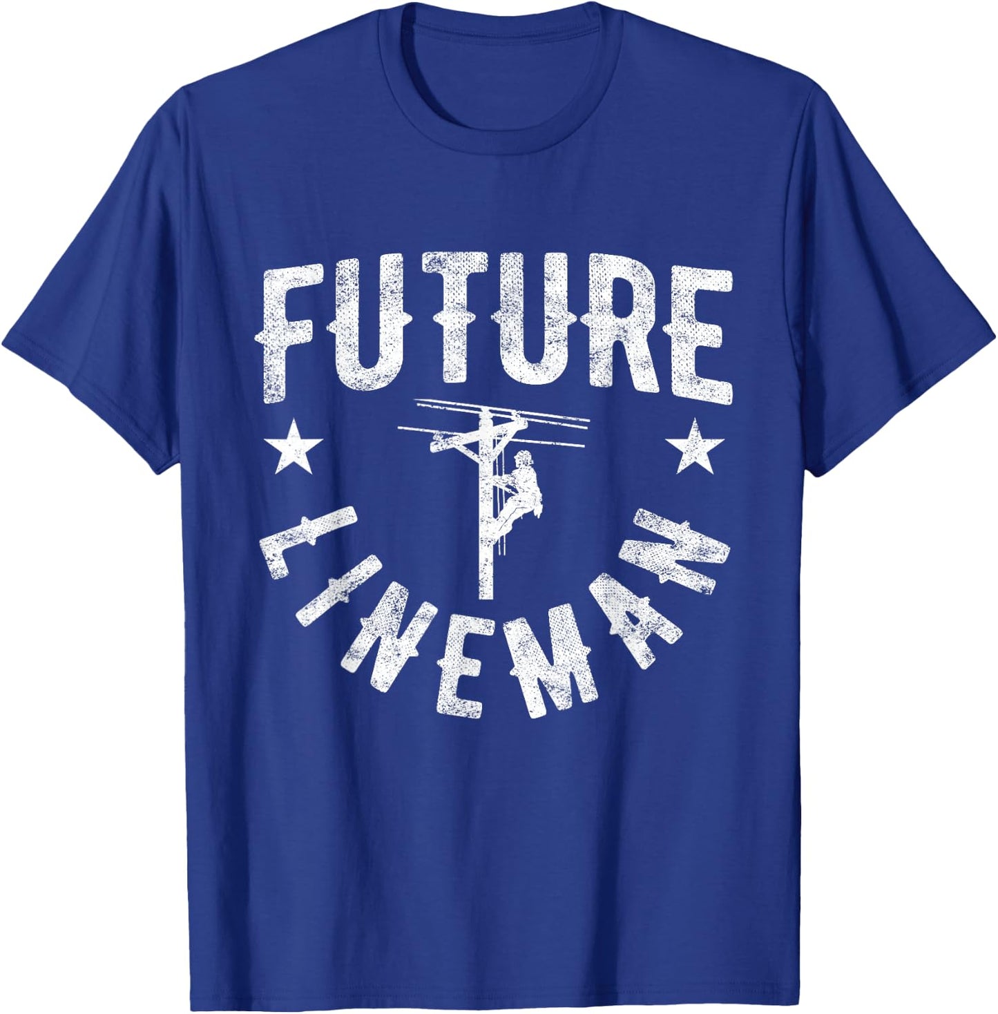 Future Lineman T-Shirt - T-Shirt | Royal
