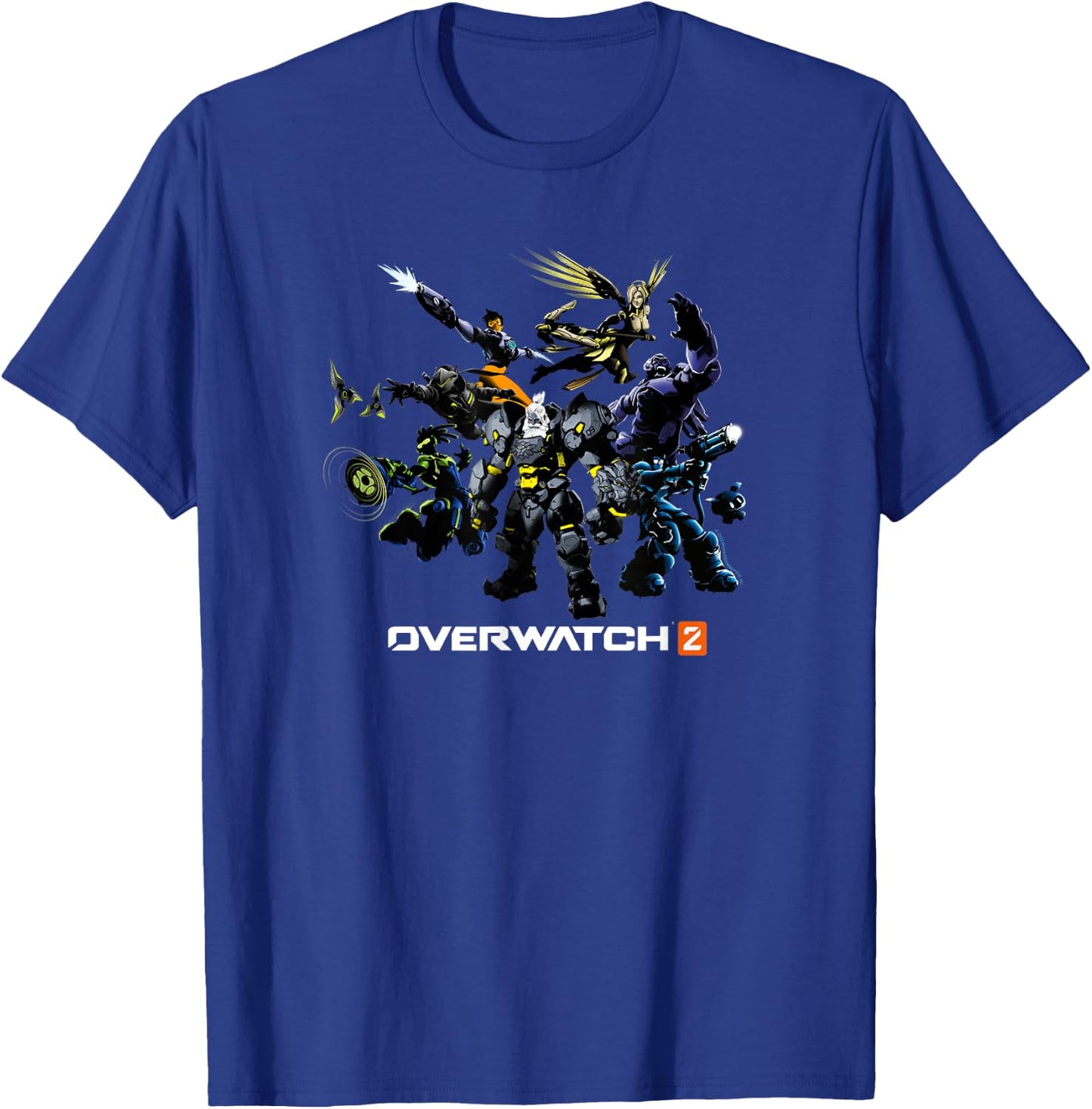 Overwatch 2 Dark Group Action Shot T-Shirt - T-Shirt | Royal