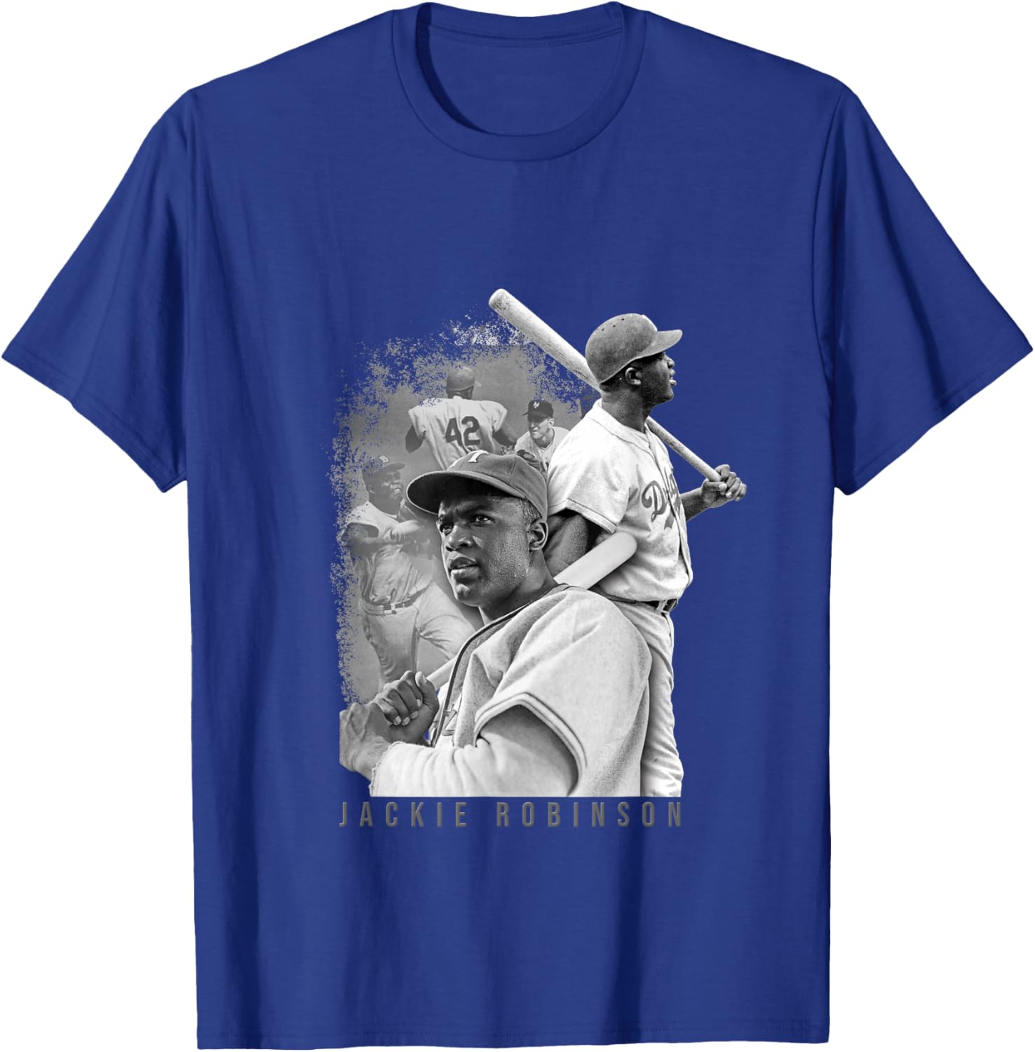 Jackie Robinson_Baseball_031 T-Shirt - T-Shirt | Royal