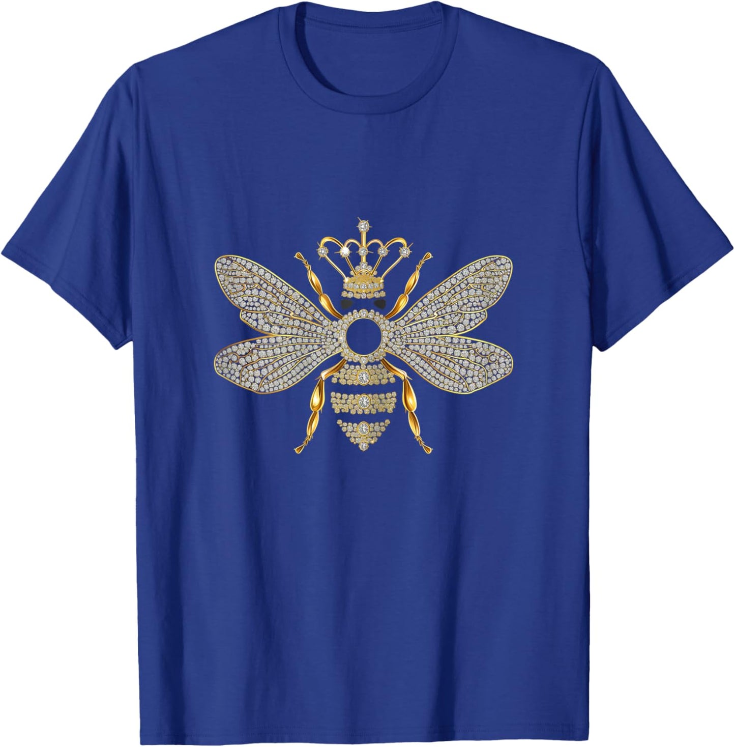 Queen Bee Jewellery Jewels Sweet Beekeeping Beekeeper T-Shirt - T-Shirt | Royal