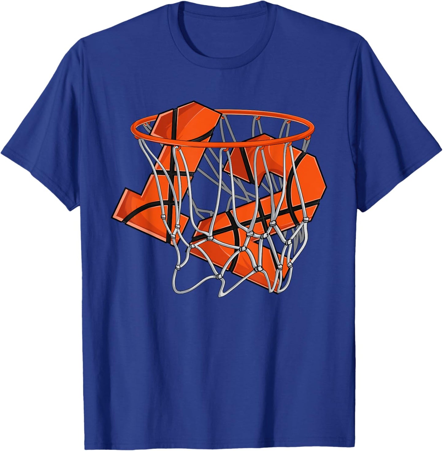 12th Birthday Basketball Shirt Kids, Boys 12 Year Old T-Shirt - T-Shirt | Royal