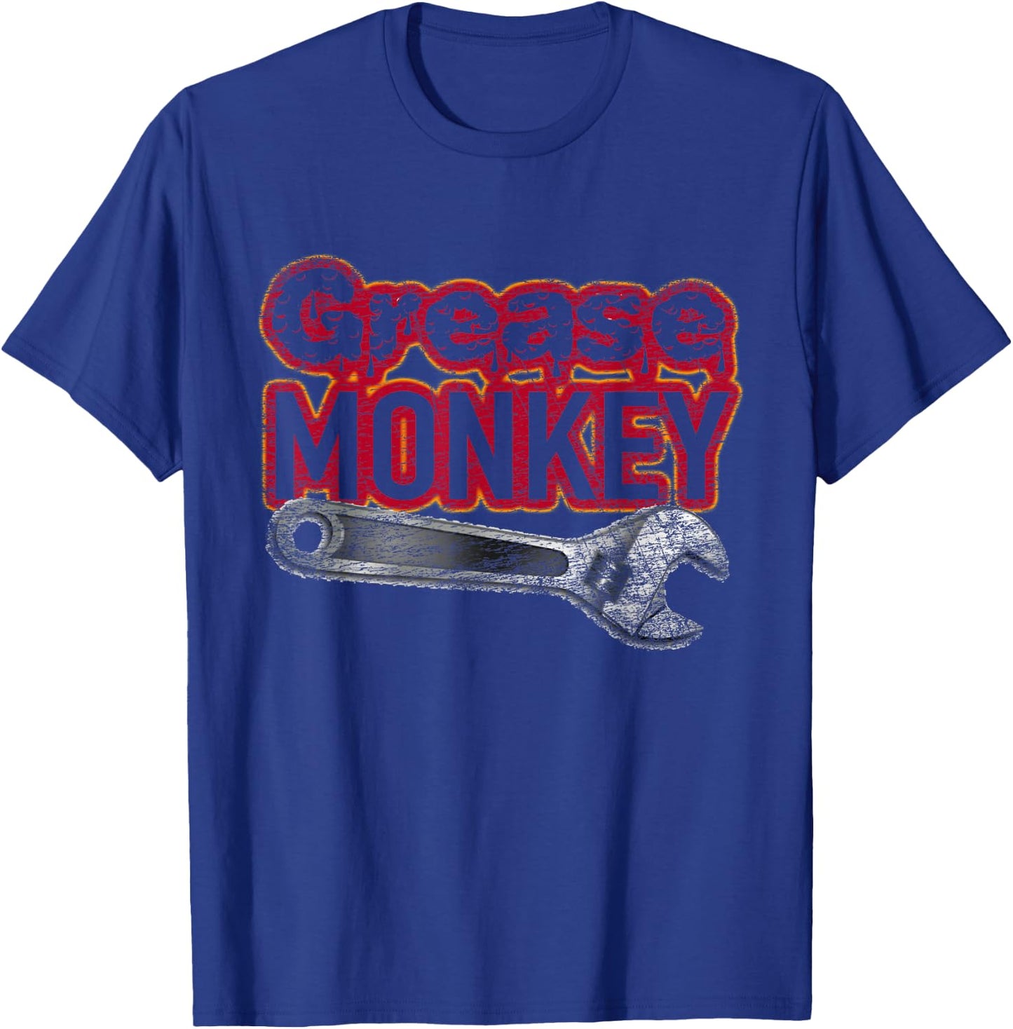 Car Racing Mechanic Grease Monkey Novelty Gift T- Shirt T-Shirt - T-Shirt | Royal