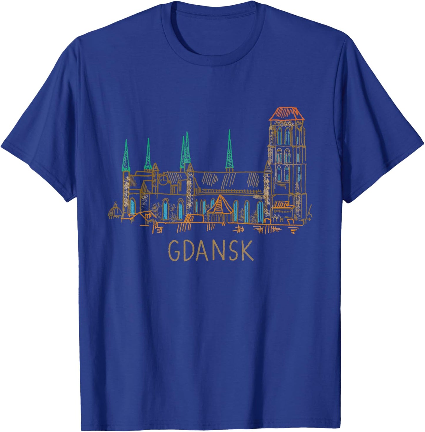 Gdansk City Poland souvenir gift women T-Shirt - T-Shirt | Royal