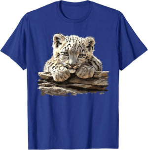 Snow Leopards Lovers Snow Leopard T-Shirt - T-Shirt | Royal