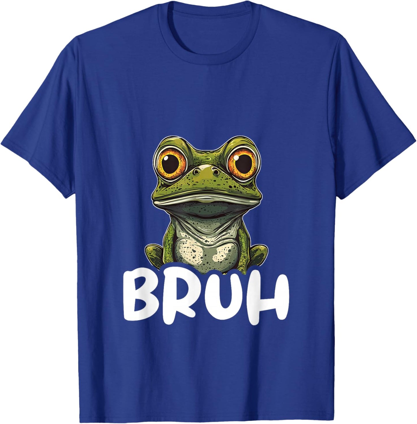 Frog Lover Bruh Funny Frog T-Shirt - T-Shirt | Royal