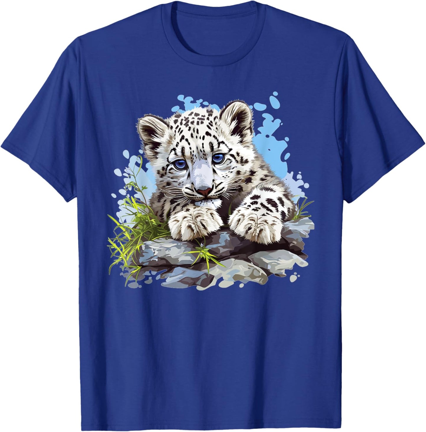 Snow Leopards Lovers Snow Leopard T-Shirt - T-Shirt | Royal