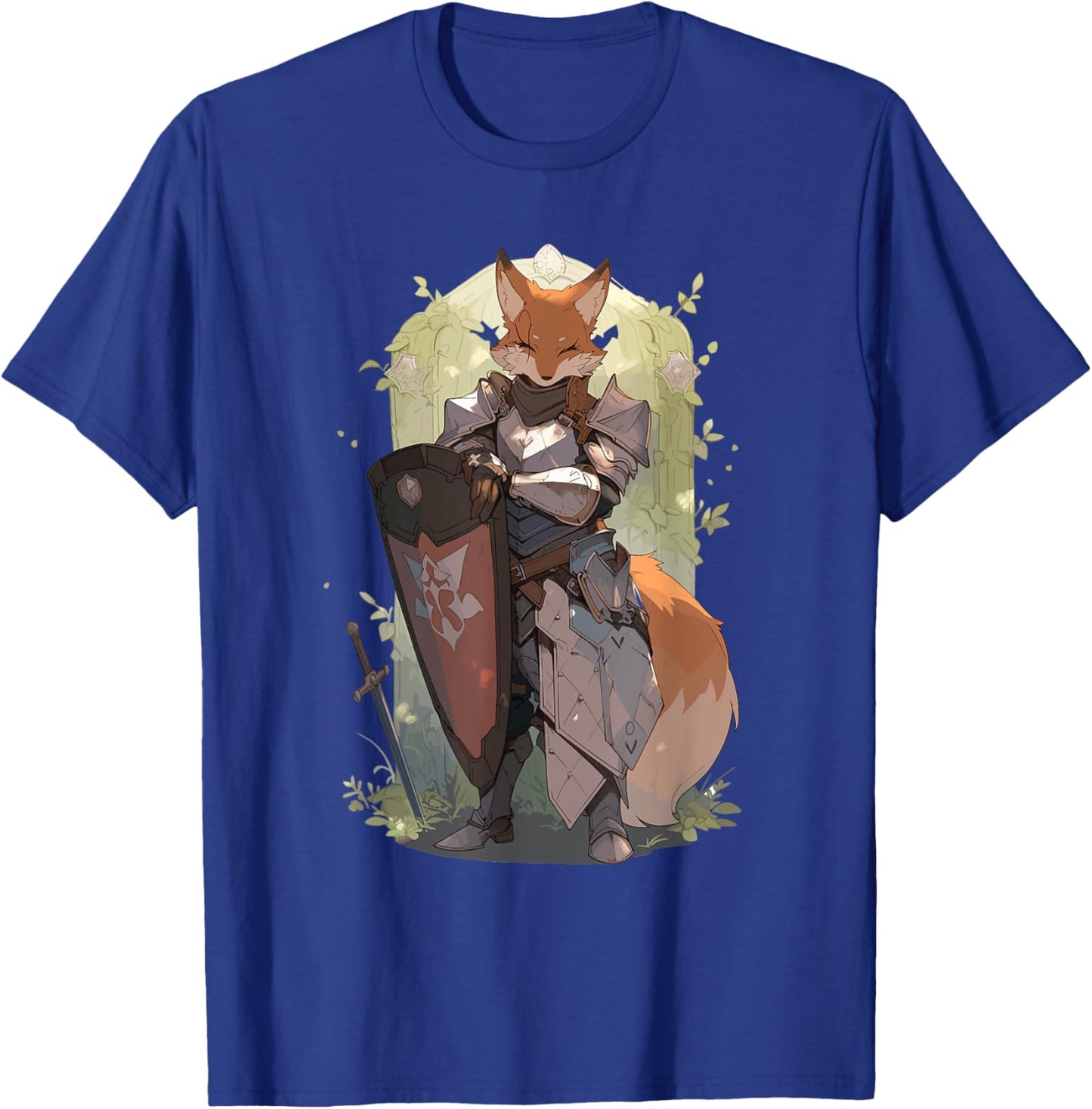Fantasy Fox Paladin T-Shirt - T-Shirt | Royal