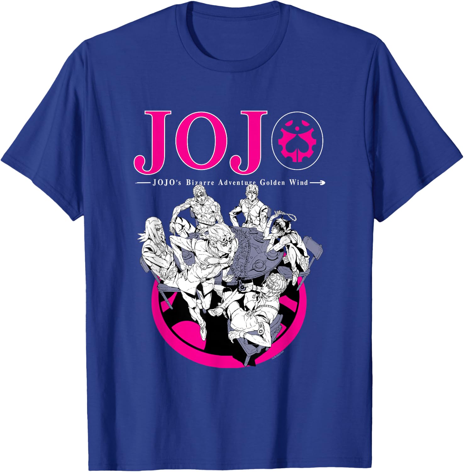 JoJo's Bizarre Adventure Part 5 Golden Wind Bruno's Gang T-Shirt - T-Shirt | Royal