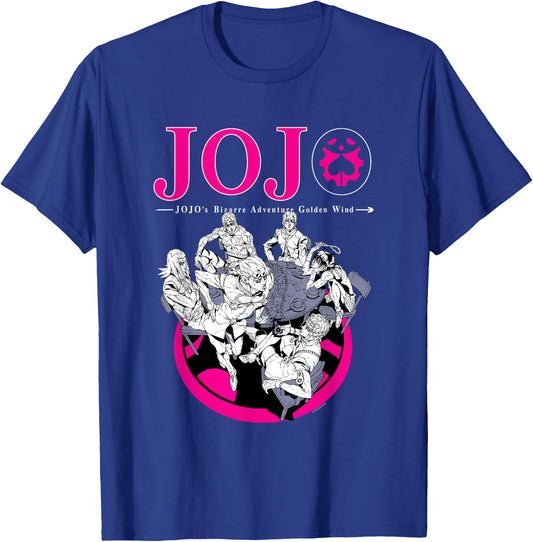 JoJo's Bizarre Adventure Part 5 Golden Wind Bruno's Gang T-Shirt - T-Shirt | Royal