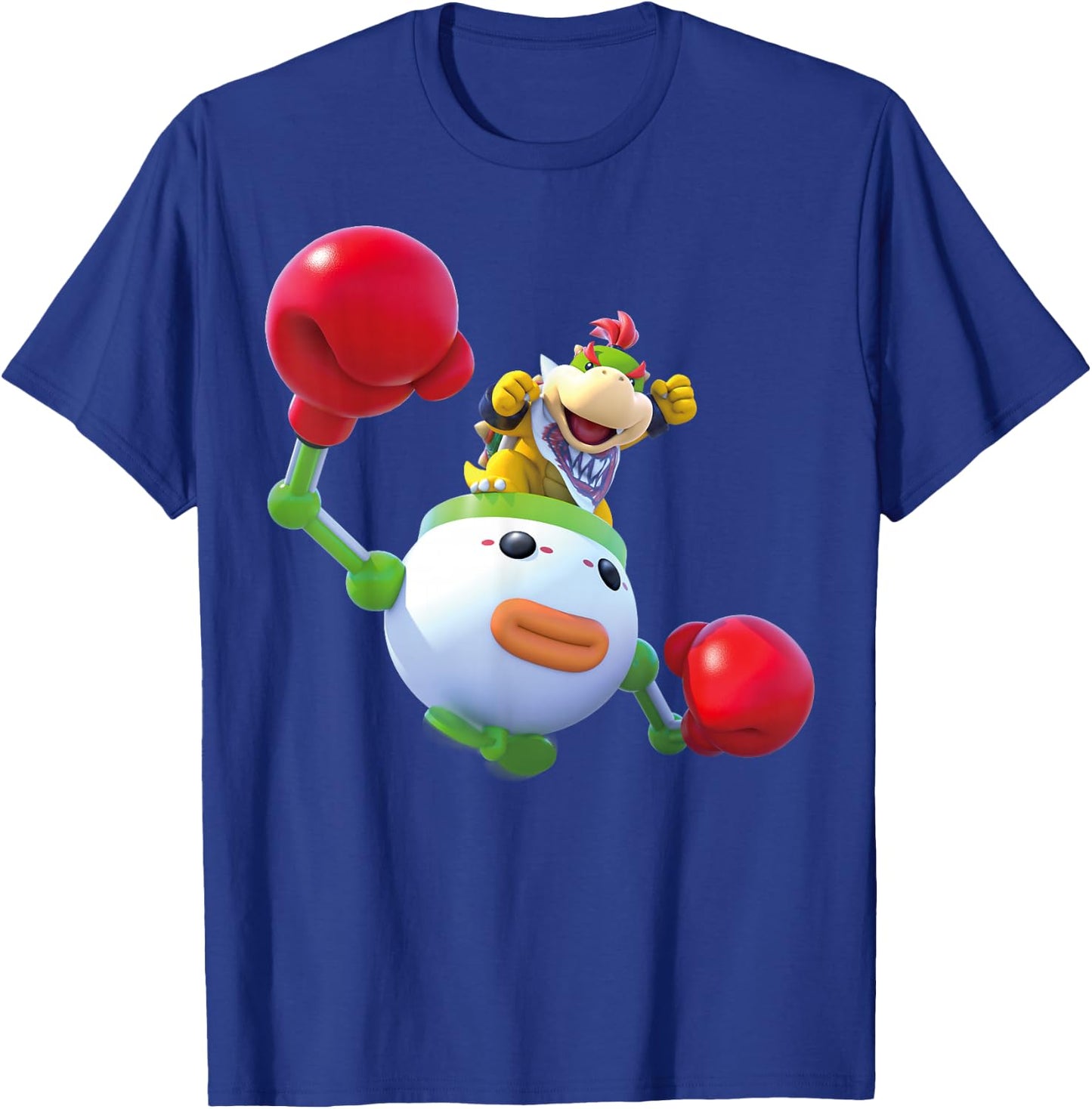 Super Mario World Baby Bowser Clown Copter Nintendo Icon T-Shirt - T-Shirt | Royal