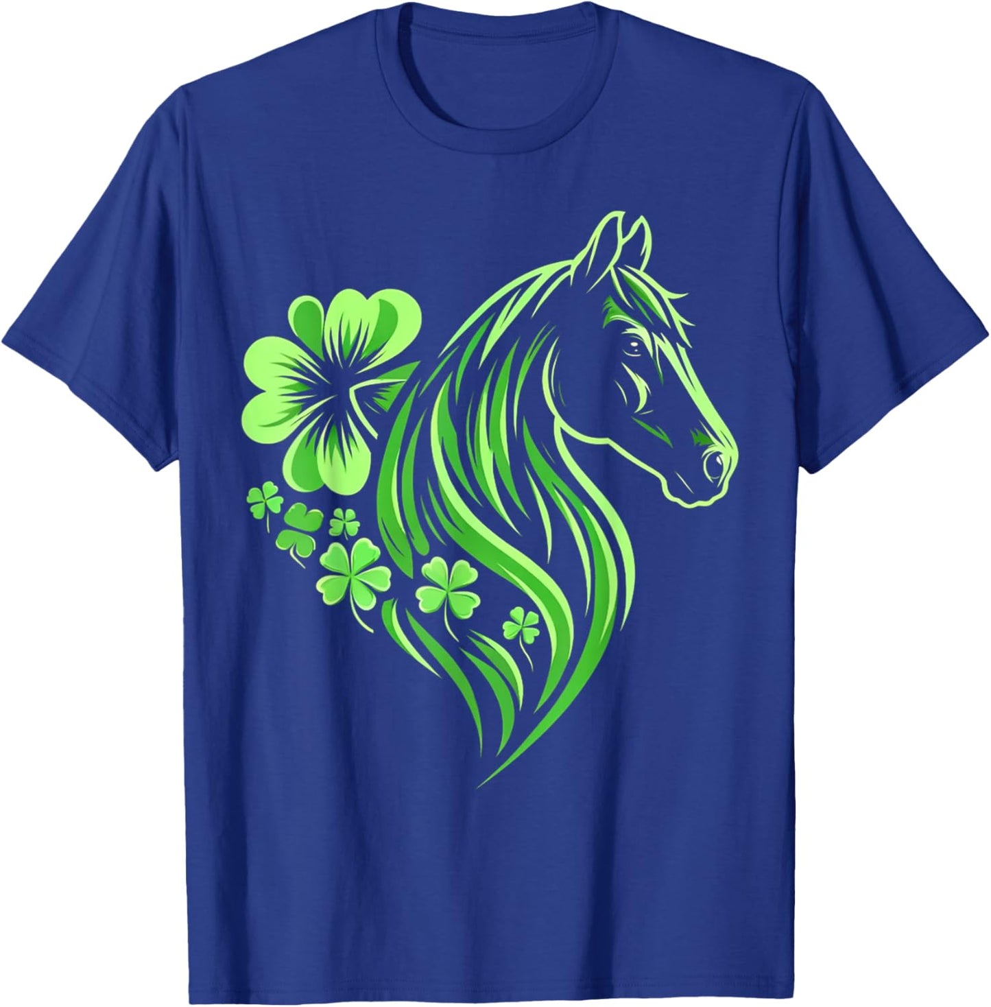 Horse Lover St Patrick's Day T-Shirt - T-Shirt | Royal