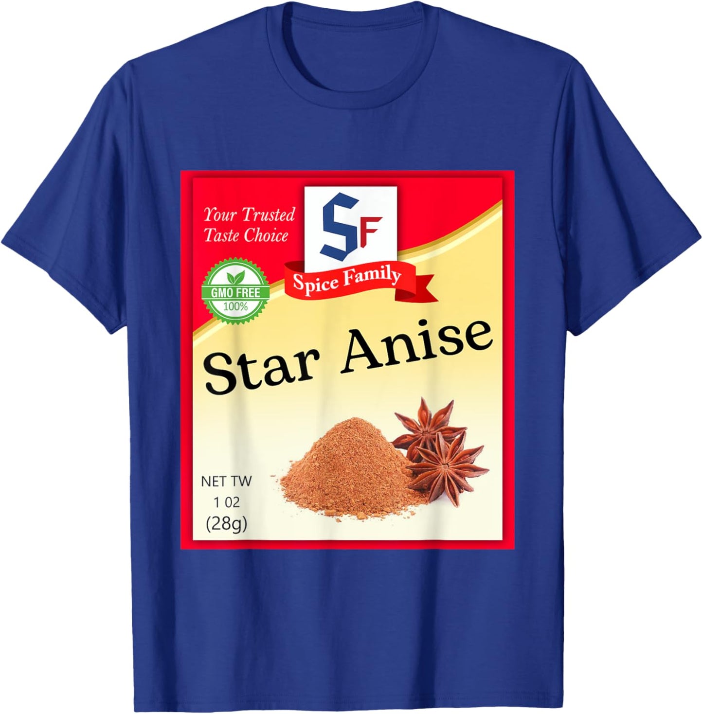 Star Anise Condiment Costume Holiday Spice Costumes T-Shirt - T-Shirt | Royal