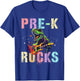 Cute PRE-K ROCKS Teacher Squad PreK Little ABCD Rockstars Women Girls Kids T-Shirt - T-Shirt | Royal