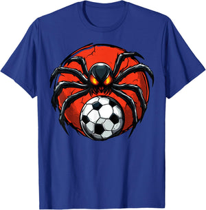 Spider Football / Football Spider T-Shirt - T-Shirt | Royal