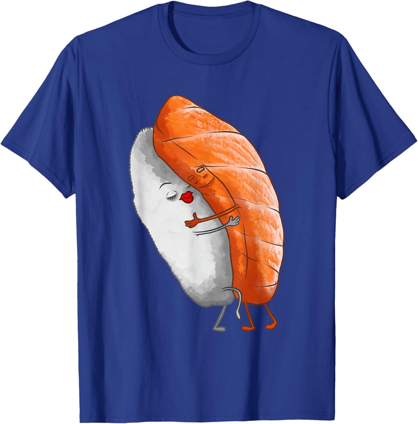 Funny Sushi Design For Kids Men Women Foodie Hug Sushi Lover T-Shirt - T-Shirt | Royal