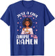 Just A Girl Who Loves Anime And Ramen African American T-Shirt - T-Shirt | Royal
