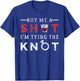 Buy Me A Shot I'm Tying The Knot - Funny Bachelor Party Gift T-Shirt - T-Shirt | Royal