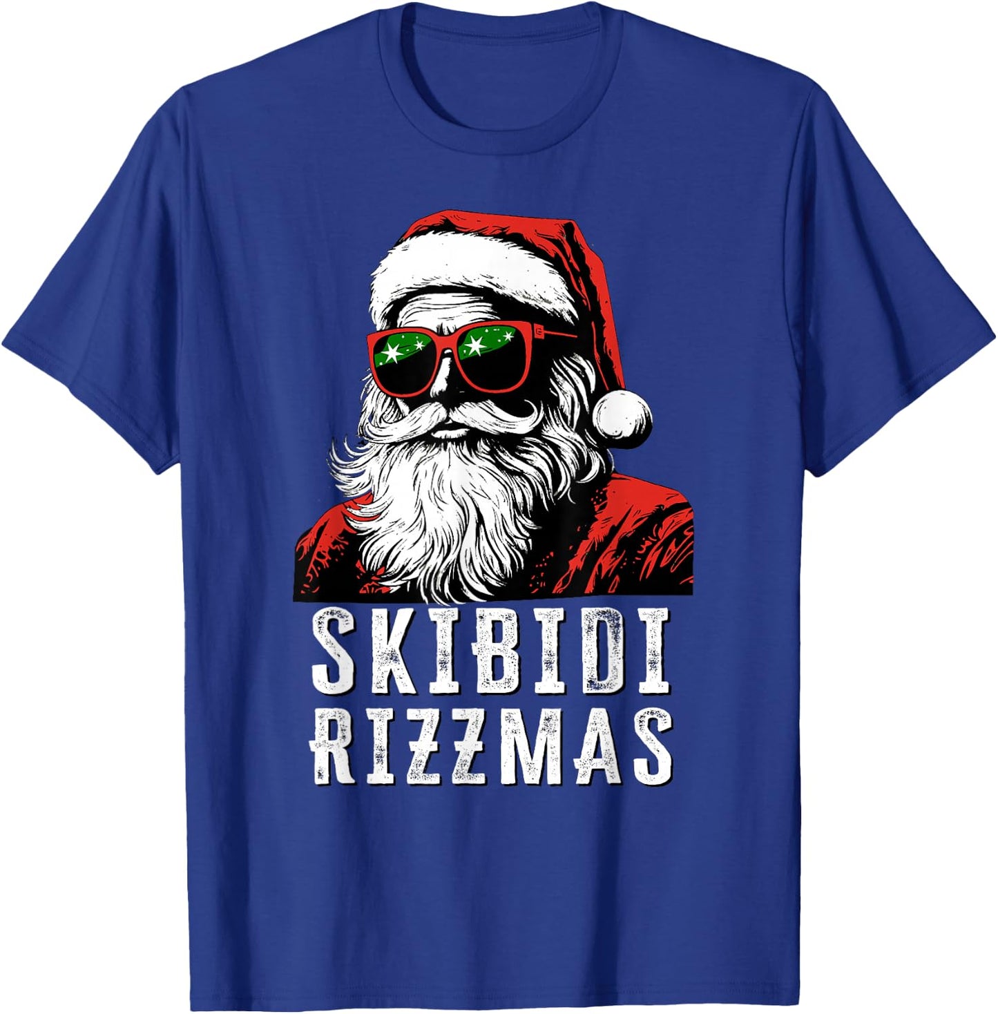 Skibidi Rizzmas Christmas Rizz Santa Claus Charisma Kid Cool T-Shirt - T-Shirt | Royal