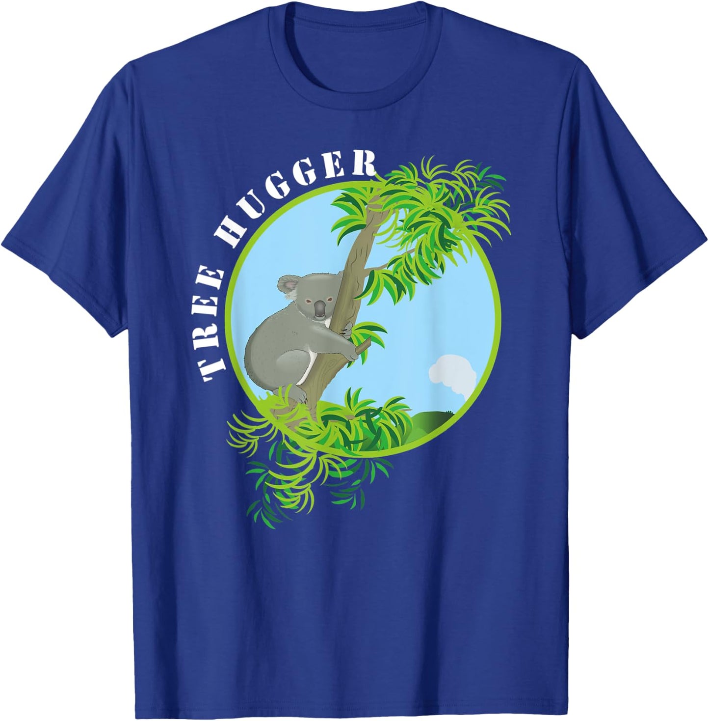 Koala Tree Hugger T-Shirt - T-Shirt | Royal