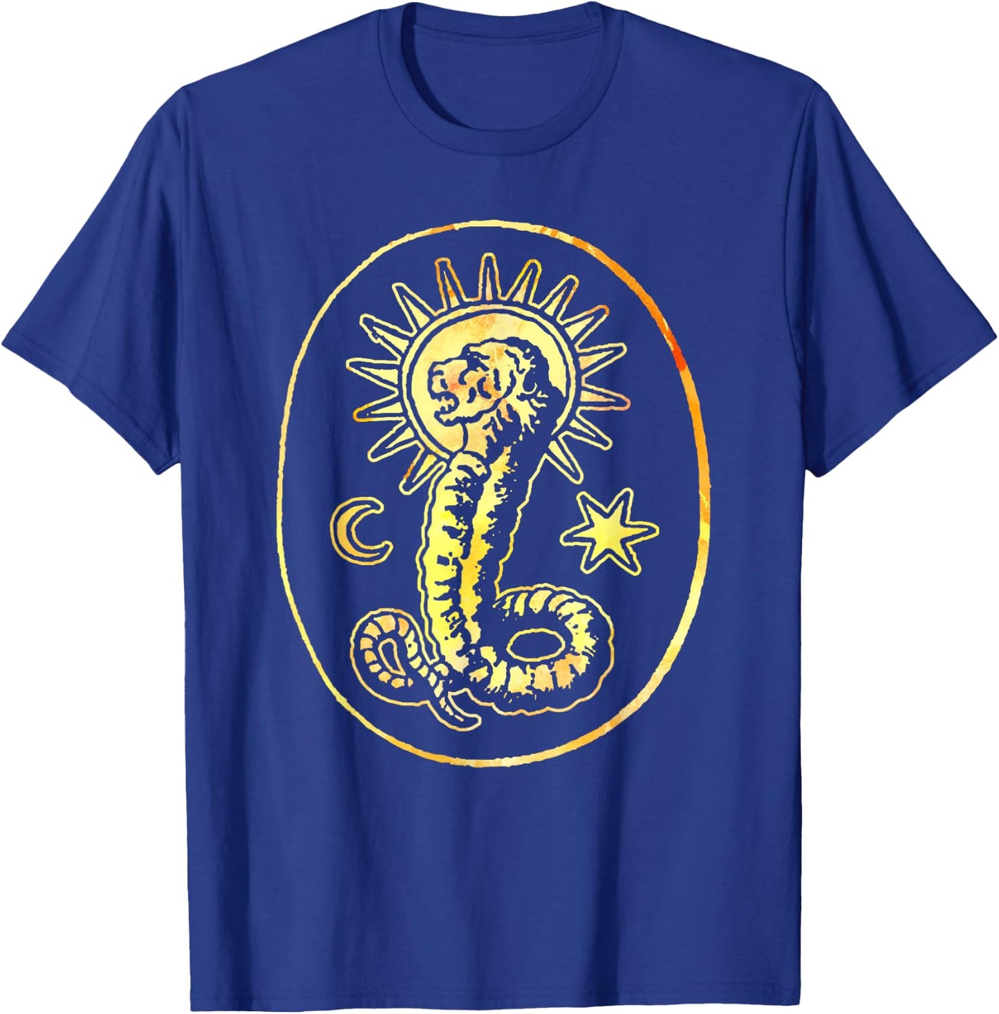Gnostic Demiurge Chnoubis Abraxas Gnosis Lion Serpent T-Shirt - T-Shirt | Royal