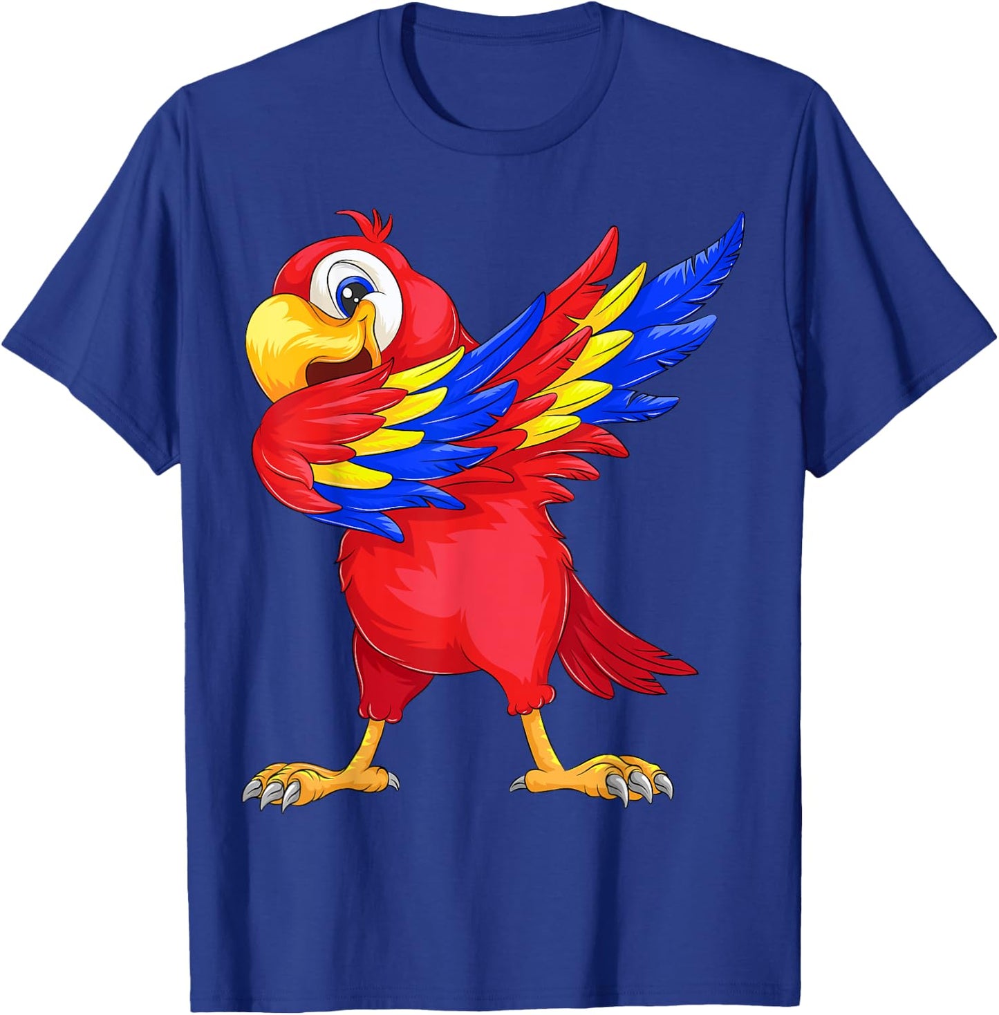 Cool Parrot Art Women Pet Bird Tropical Parrot Lover T-Shirt - T-Shirt | Royal