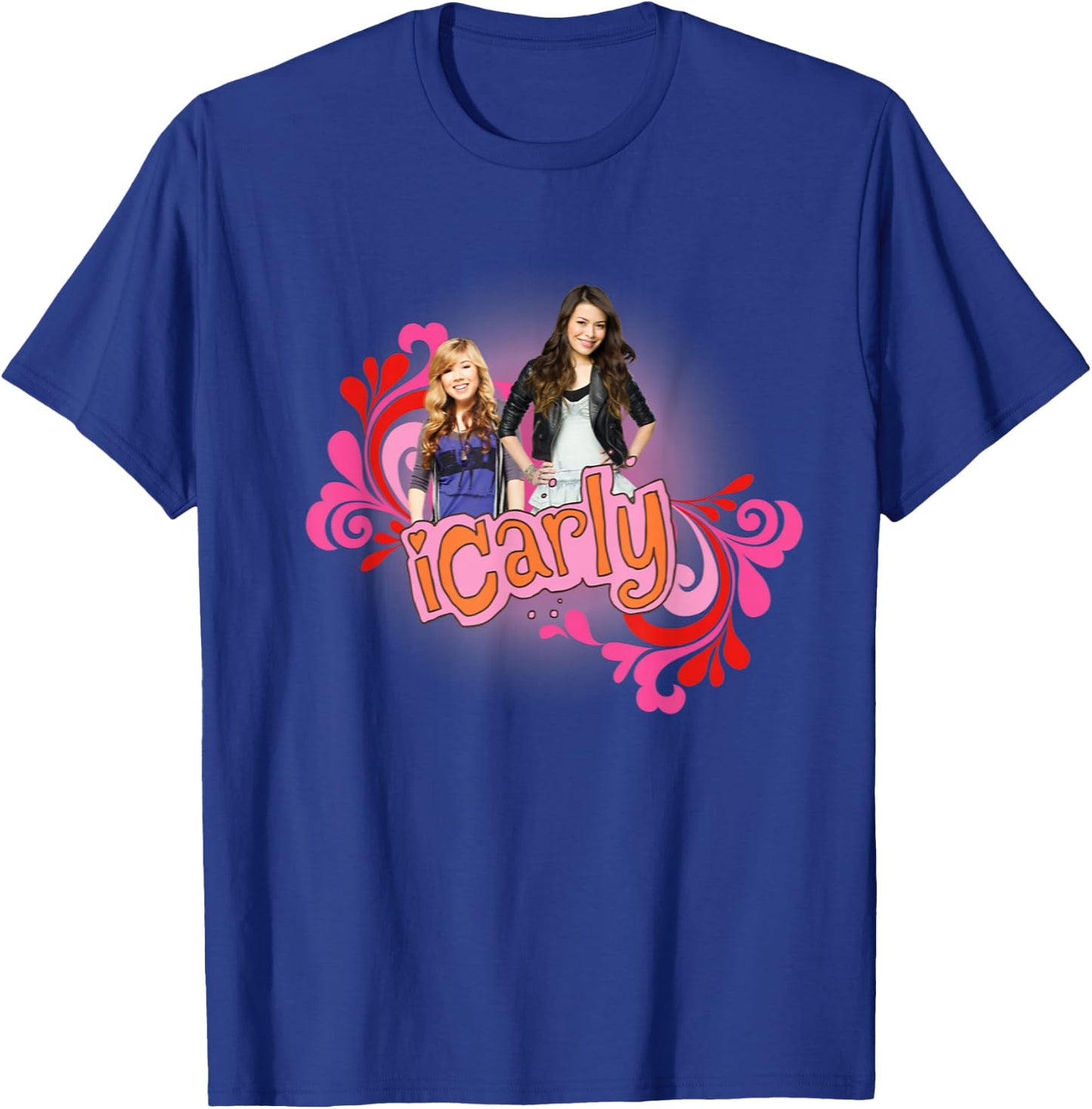 iCarly Sam and Carly pink burst T-Shirt - T-Shirt | Royal