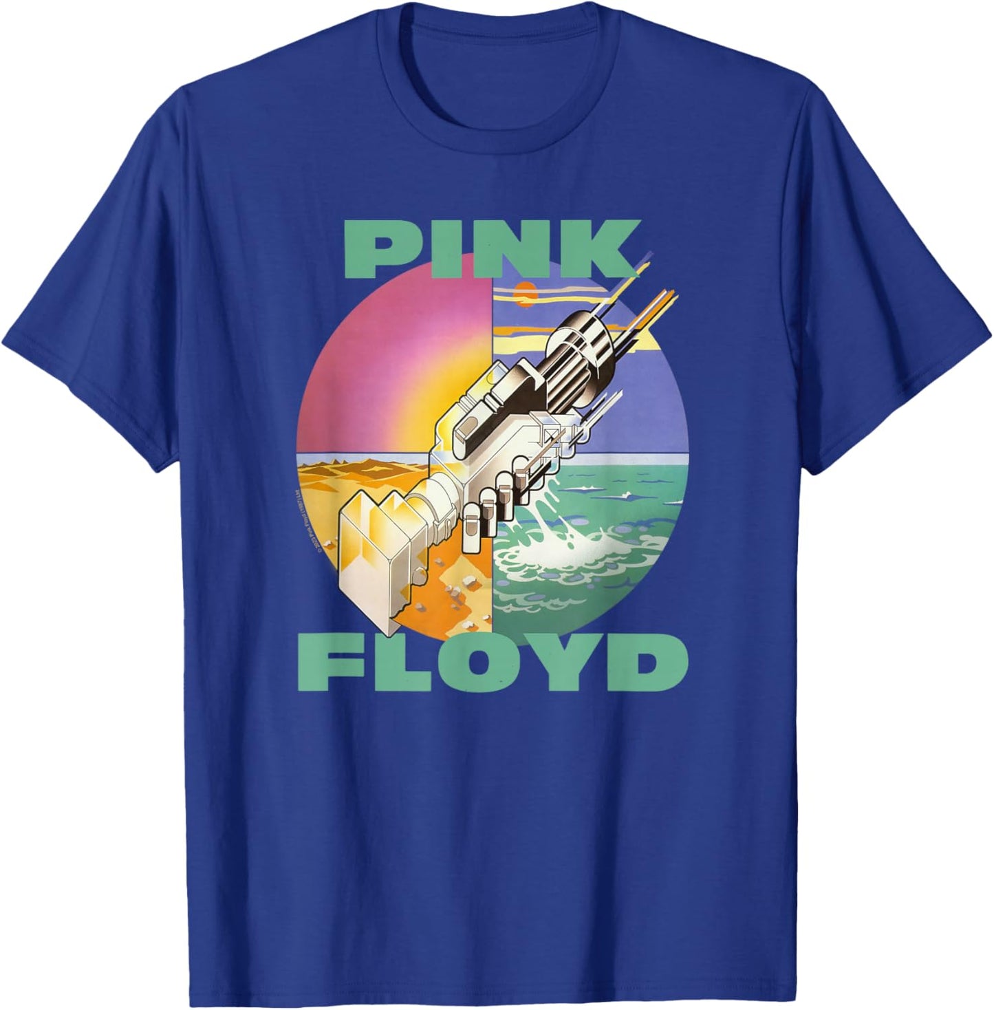 Pink Floyd Wish You Were Here Rock Music Band T-Shirt - T-Shirt | Royal