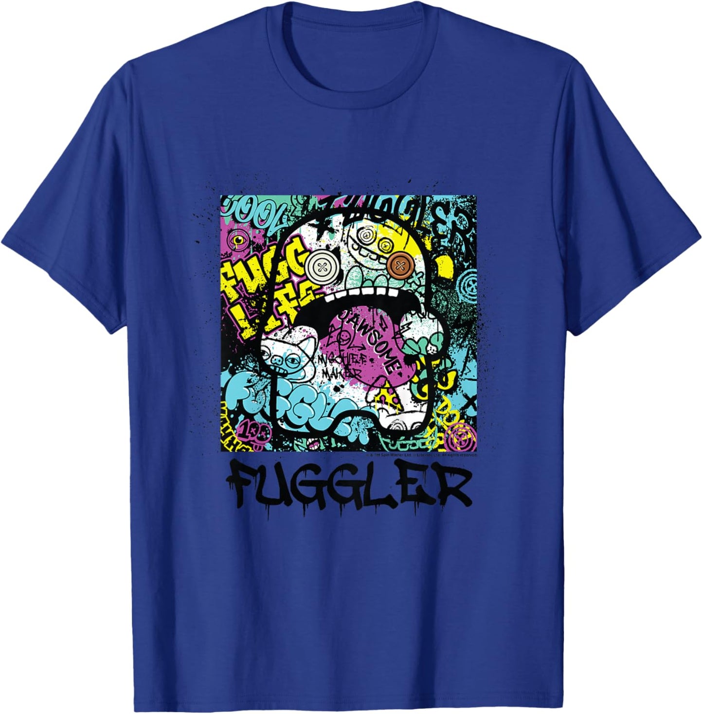 Fuggler Fugg Life Graffiti Kids T-Shirt - T-Shirt | Royal