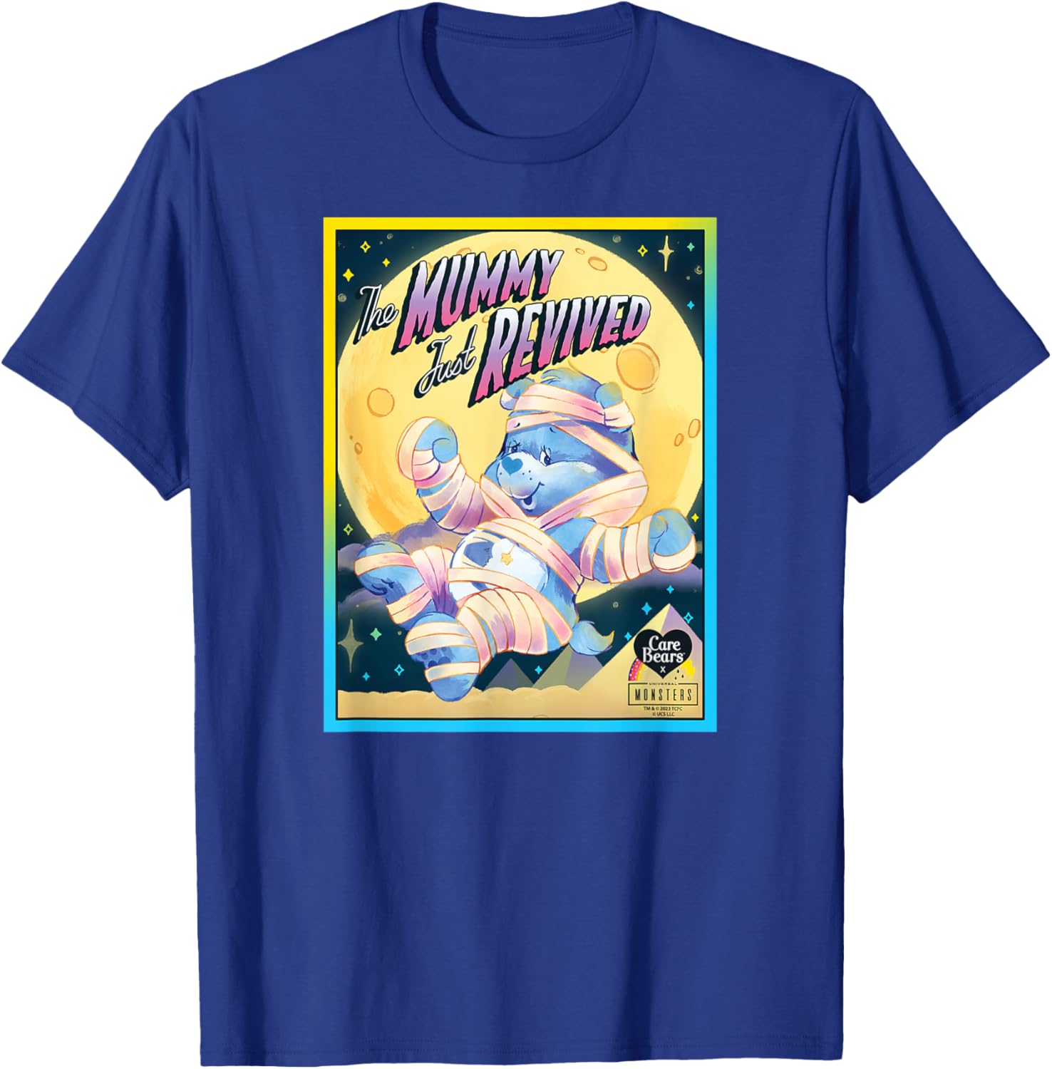 Care Bears x Universal Monsters Bedtime Bear The Mummy T-Shirt - T-Shirt | Royal