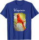 Northern Cardinal Official Virginia State Bird Travel Gift T-Shirt - T-Shirt | Royal