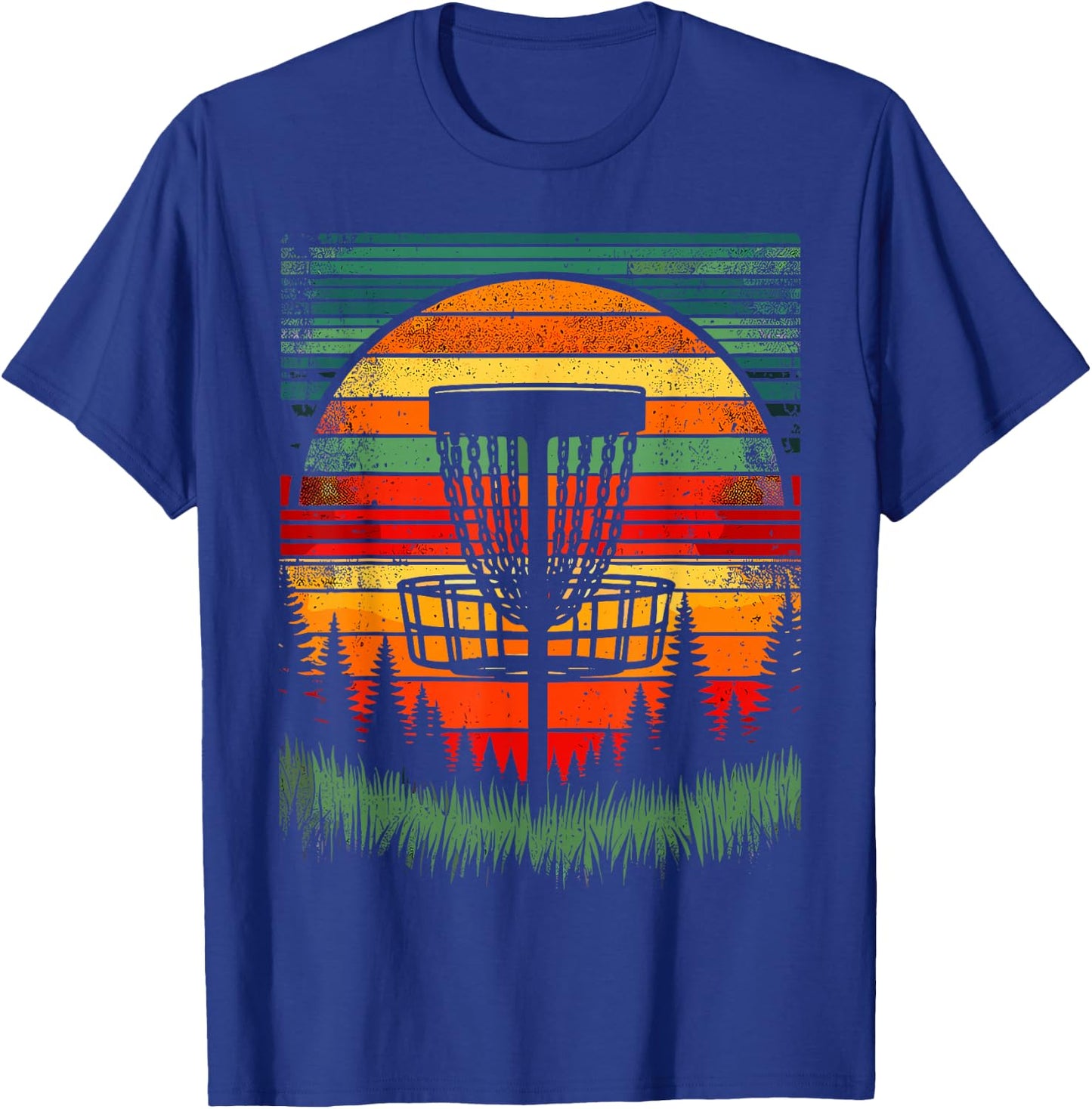 Disc Golfer Colorful Disc Golf T-Shirt - T-Shirt | Royal