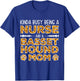 Busy Being Nurse Dog Mother - Basset Hound Mom Men Women T-Shirt - T-Shirt | Royal