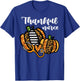 Pumpkin Thankful Nurse Thanksgiving Scrub Top Fall Women RN T-Shirt - T-Shirt | Royal