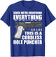 We're Redefining Everything This Is A Cordless Hole Puncher T-Shirt - T-Shirt | Royal