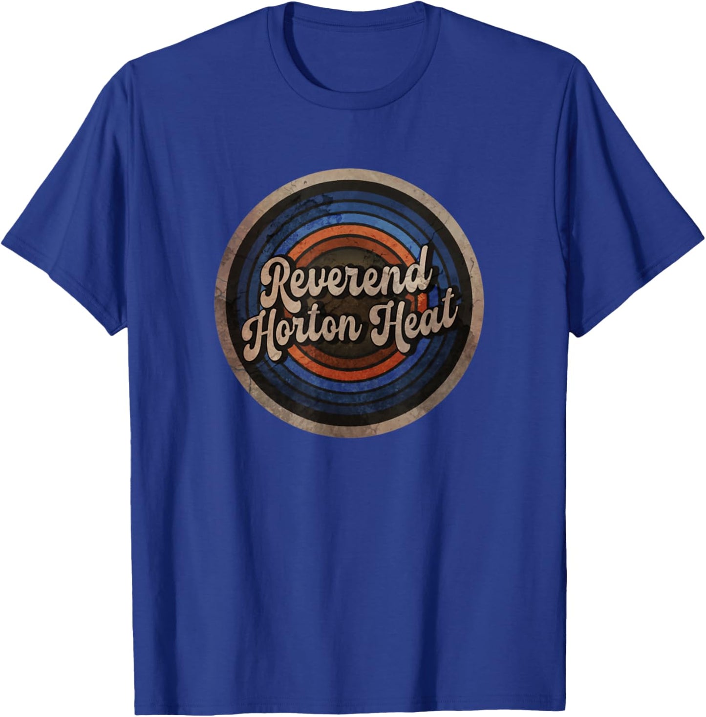 Reverend I Am Strong Horton Heat Vintage Christian Jesus T-Shirt - T-Shirt | Royal