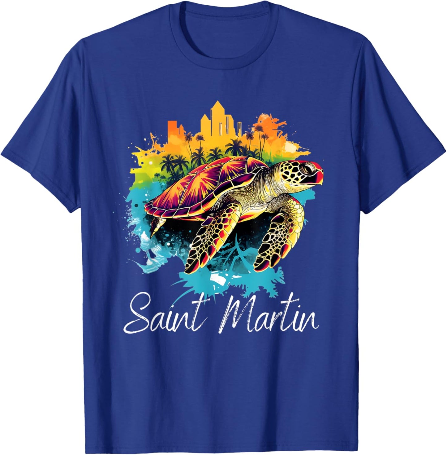 Saint Martin Island T-Shirt - T-Shirt | Royal