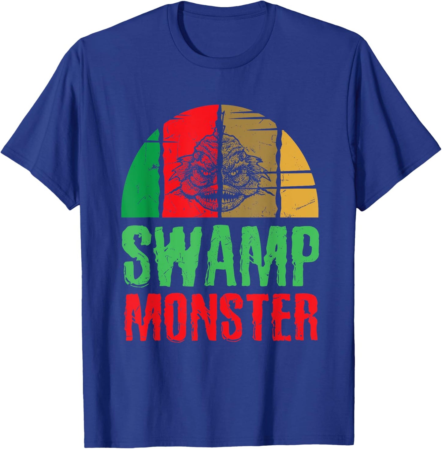 Cool Swamp Monster Monsters Fish Swamp Lovers gift T-Shirt - T-Shirt | Royal