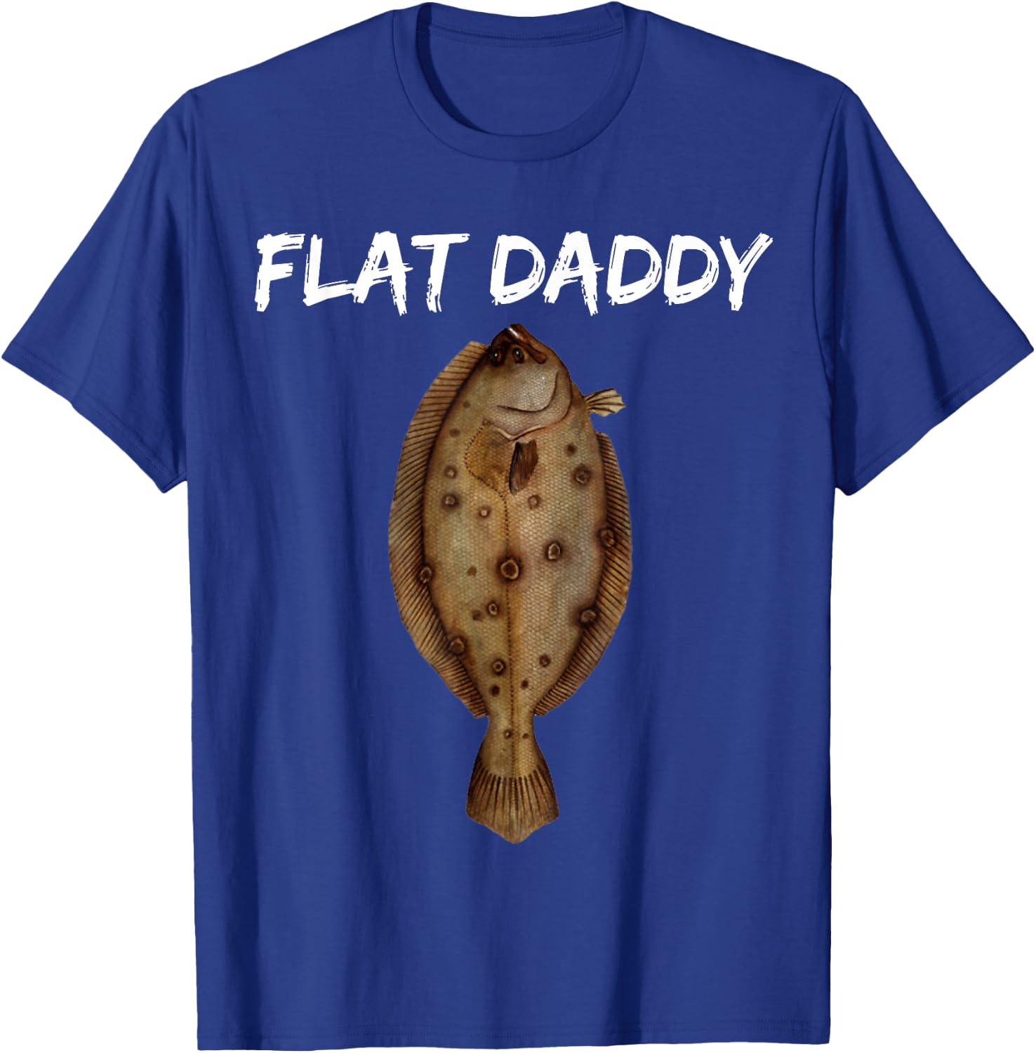 Flounder Fishing Shirts & Fishermen Of All Ages T-Shirt - T-Shirt | Royal