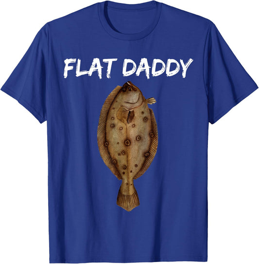 Flounder Fishing Shirts & Fishermen Of All Ages T-Shirt - T-Shirt | Royal