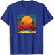 Desert Oasis Vintage Landscape Graphic T-Shirt - T-Shirt | Royal