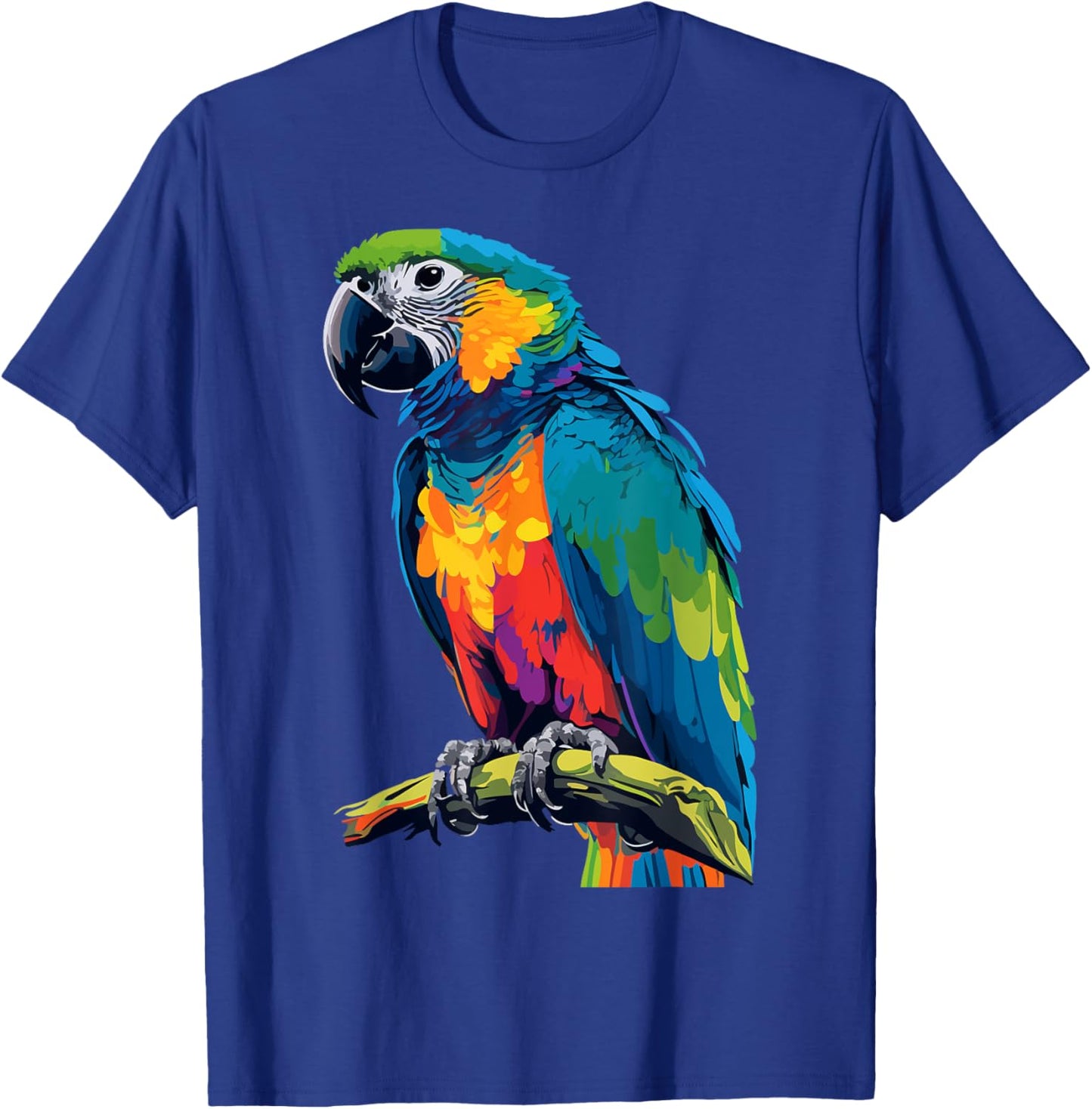 Colorful Parrot T-Shirt - T-Shirt | Royal