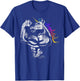 Muscle Unicorn Workout Fathers Day Gift Weightlifting Gym T-Shirt - T-Shirt | Royal