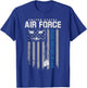 US Air Force Proud Brother-in-Law Flag USAF Family Matching T-Shirt - T-Shirt | Royal