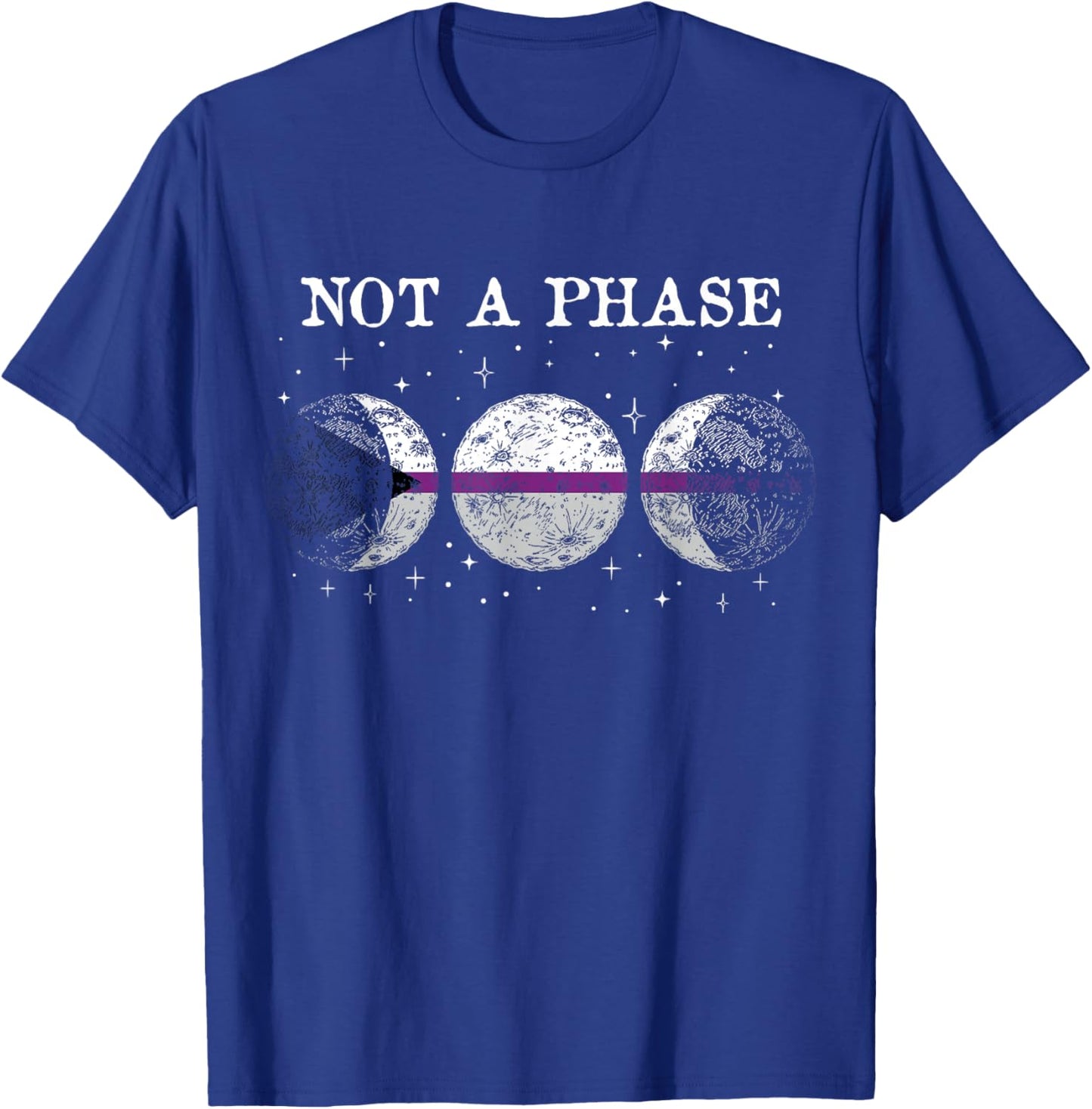 Demisexual Pride Flagge Not A Phase T-Shirt - T-Shirt | Royal