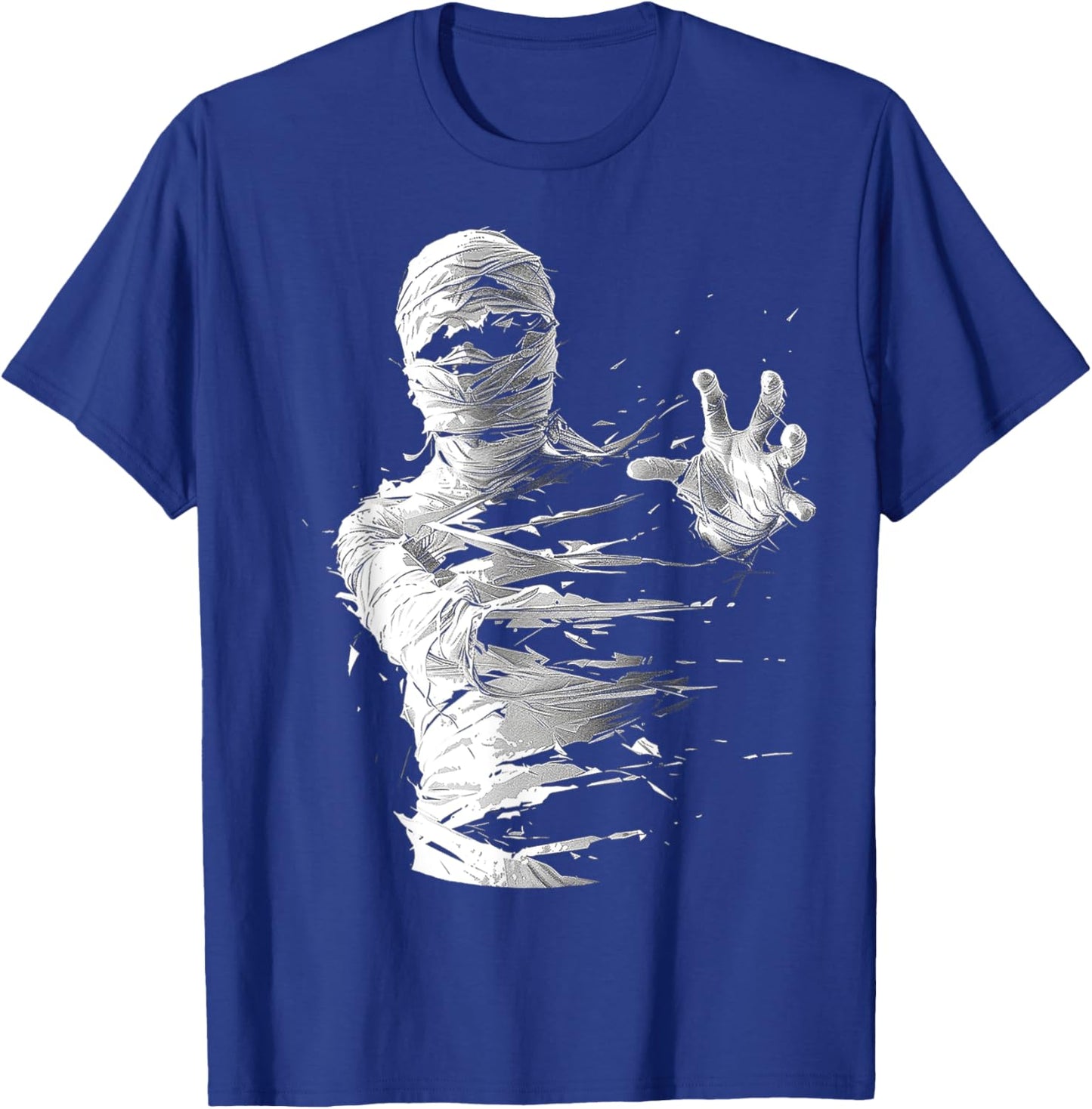 Mummy Costume Halloween Spooky Art Mummy T-Shirt - T-Shirt | Royal